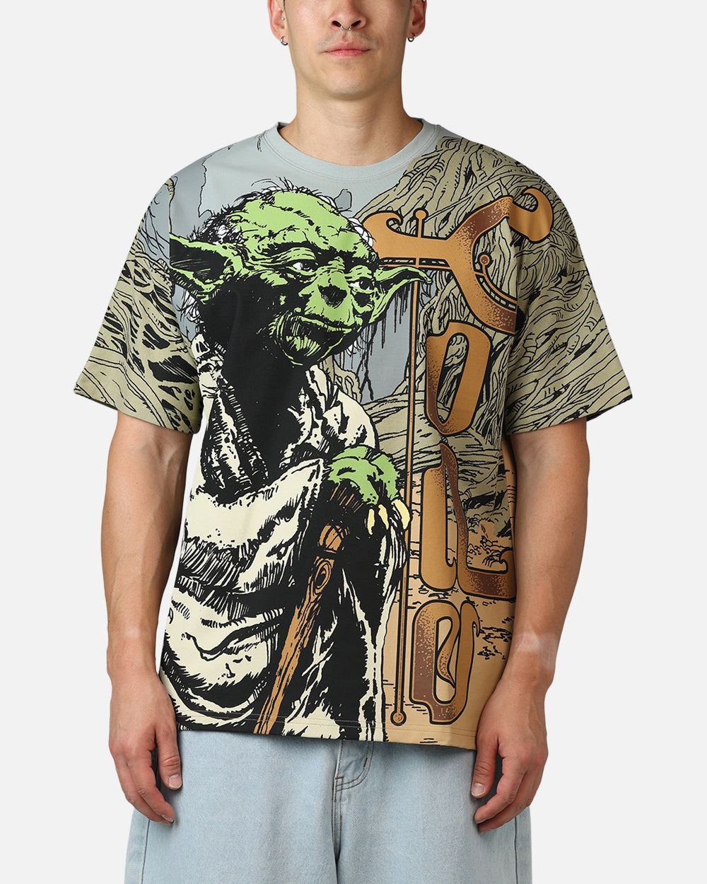 Star Wars Yoda All Over Print T-Shirt