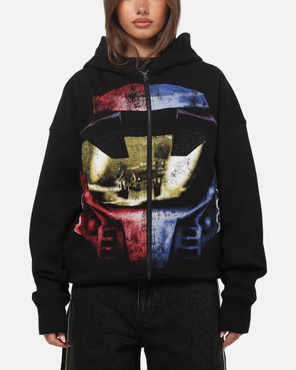 73Studio x Halo 2 Red Vs Blue Split Hoodie