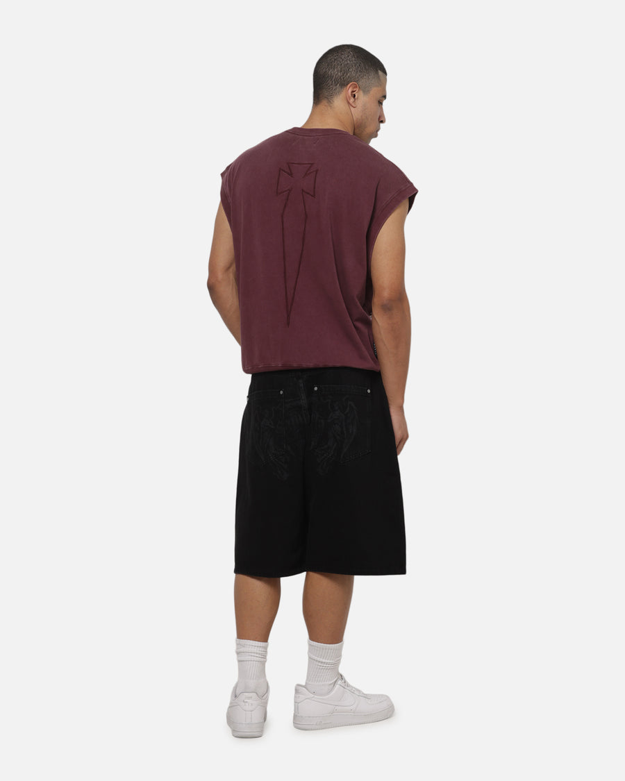 Athletc Cut Off Sweat T-Shirt