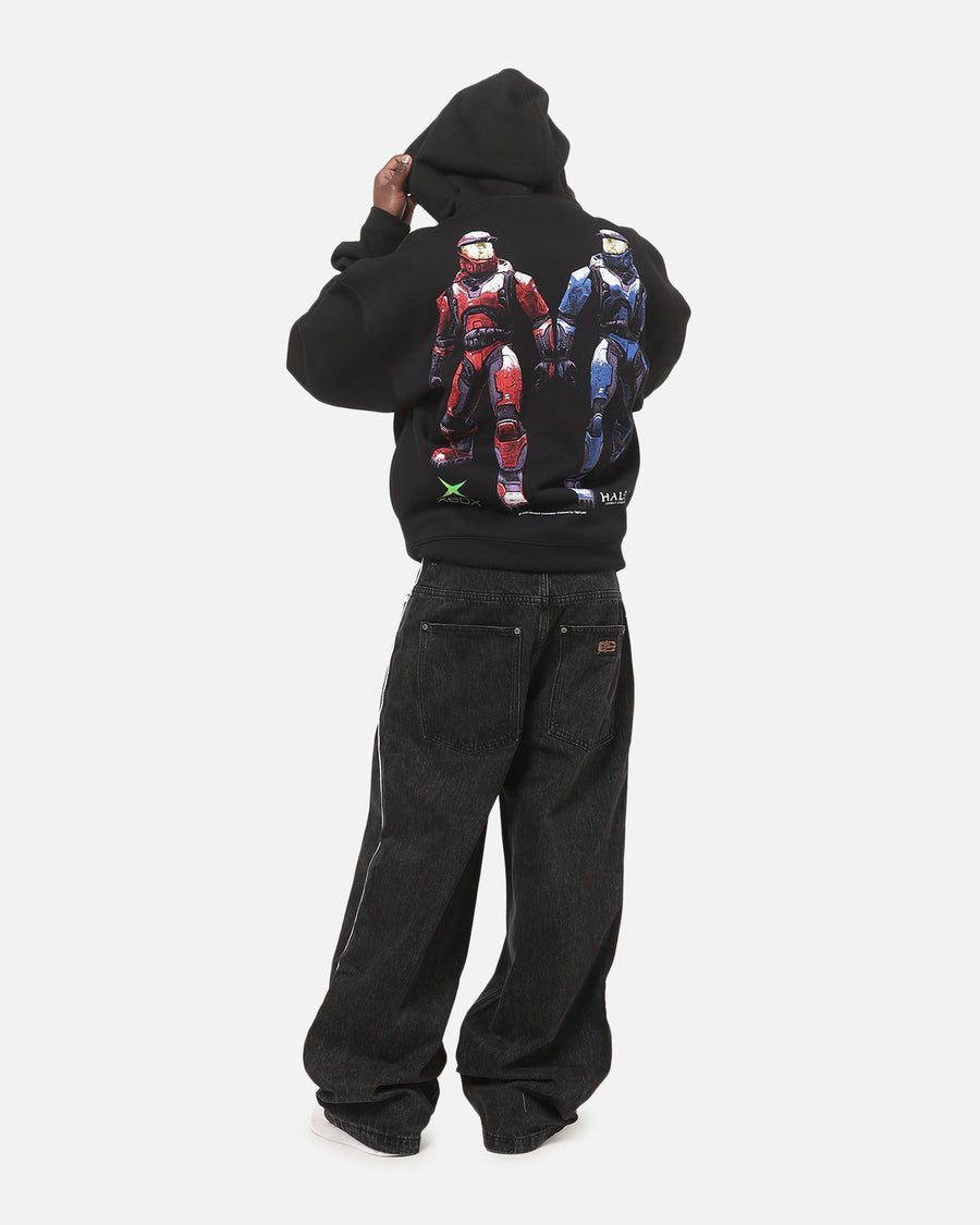 73Studio x Halo 2 Red Vs Blue Split Hoodie