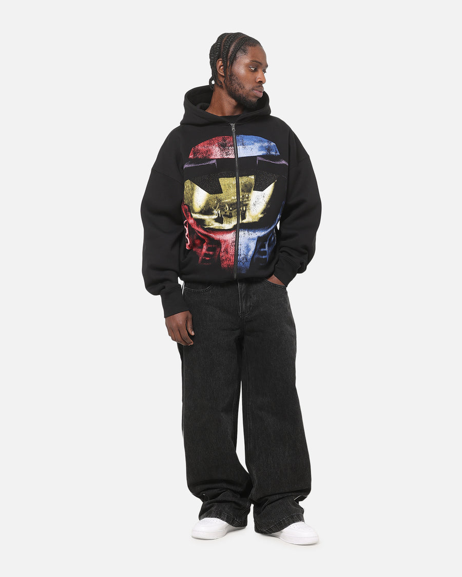 73Studio x Halo 2 Red Vs Blue Split Hoodie